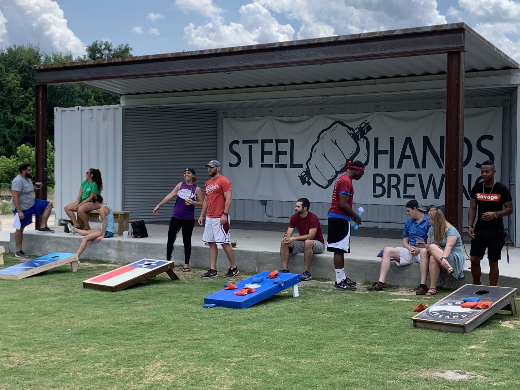 Steel Hands cornhole 1